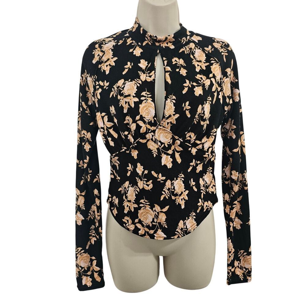 FREE PEOPLE Printed Dinner Top Size S